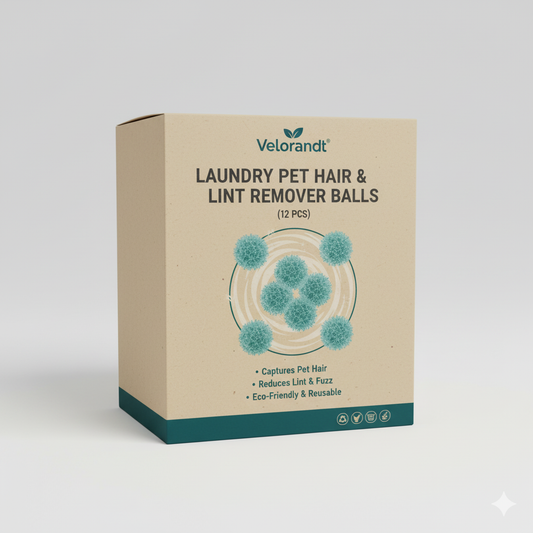 Velorandt® Laundry Pet Hair & Lint Remover Balls (12pcs)