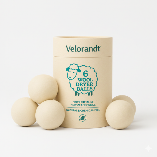 Velorandt® Natural Fabric Softener Laundry Wool Dryer Balls