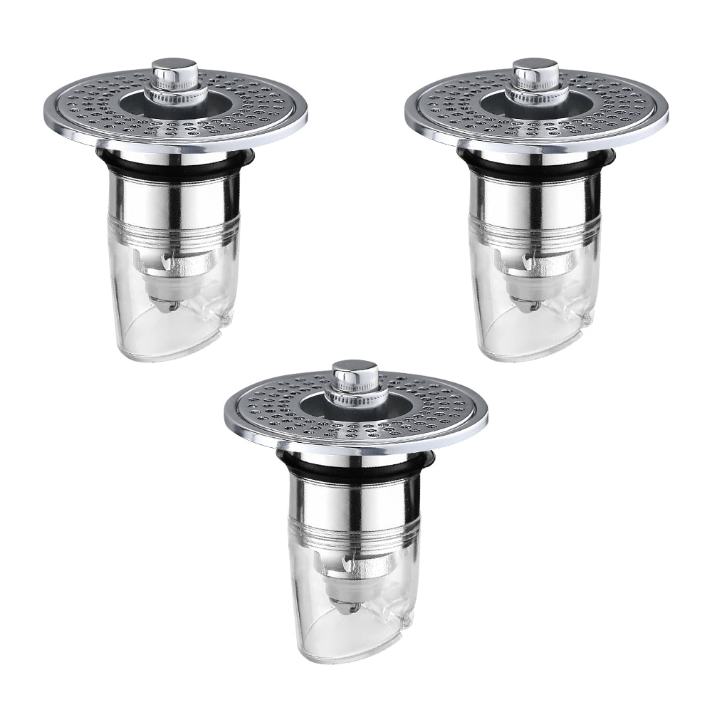 Velorandt® Stainless Steel Washing Basin Anti-Clogging Anti-odor Pop-up Drain Stopper & Hair Catcher